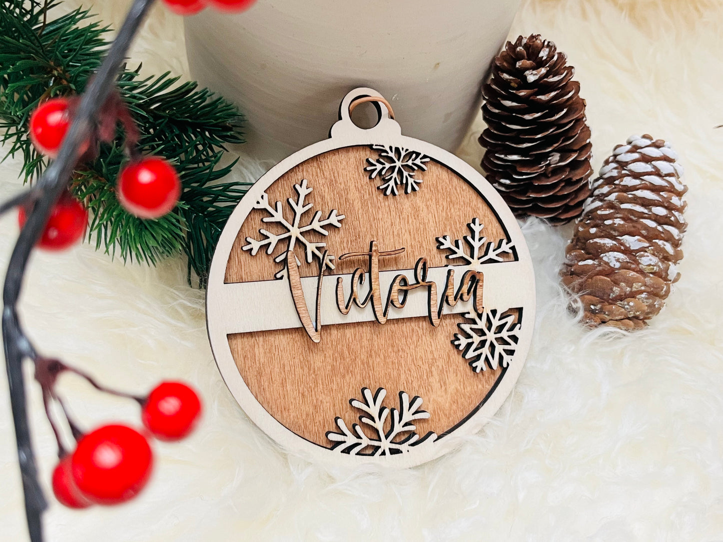 Schneeflocken Ornament