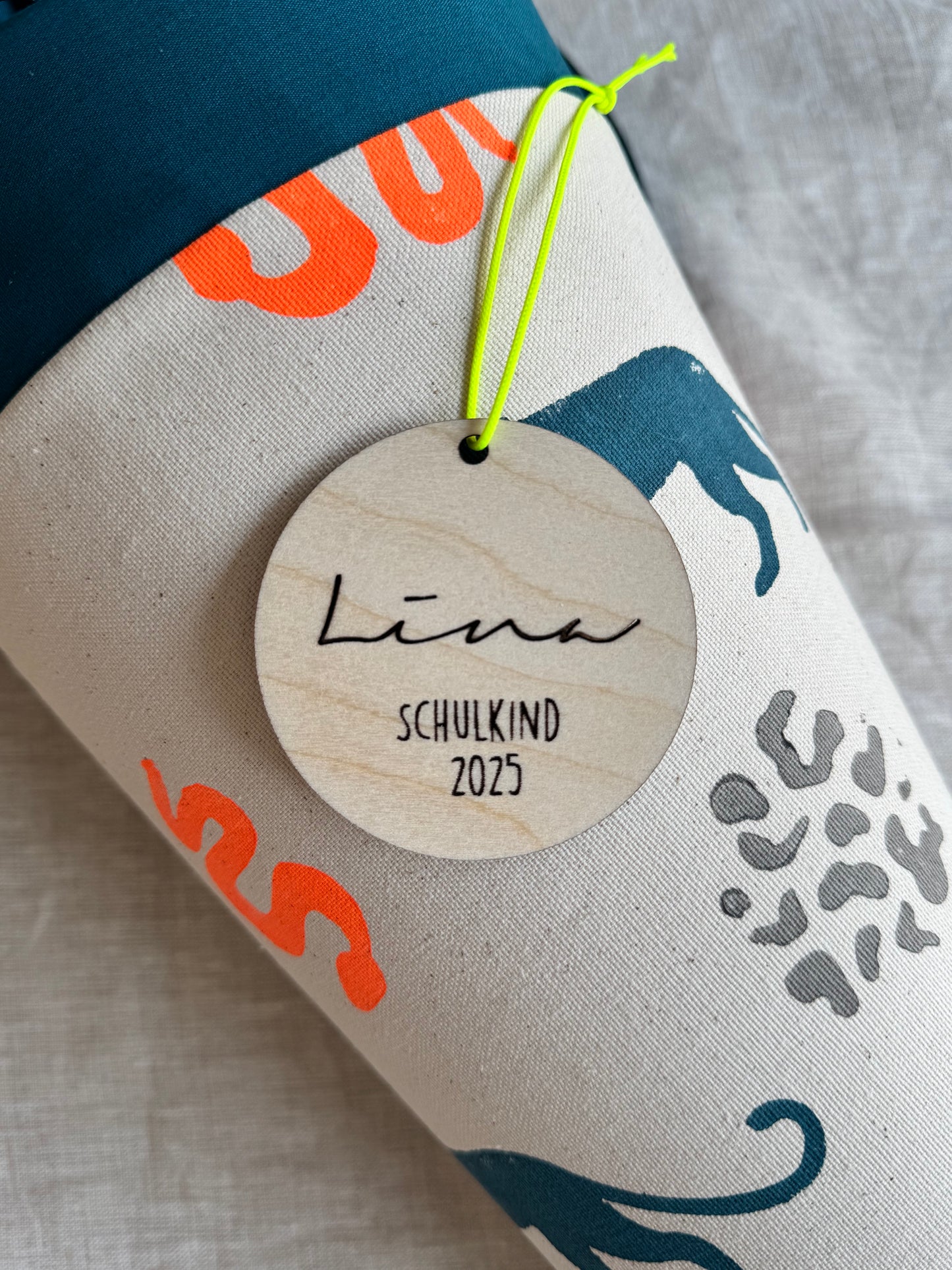 Anhänger für die Schultüten ø 7 cm