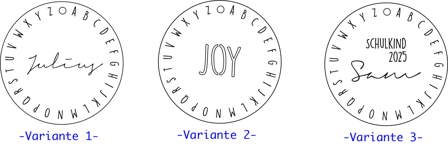 Anhänger Schultüte ABC ø 8 cm